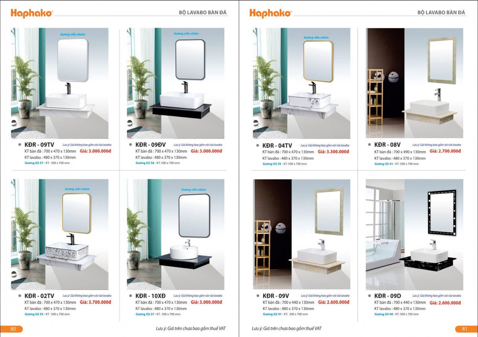 Thiết bị vệ sinh HAPHAKO Bảng giá và Catalogue mới nhất 2024 /Page 41